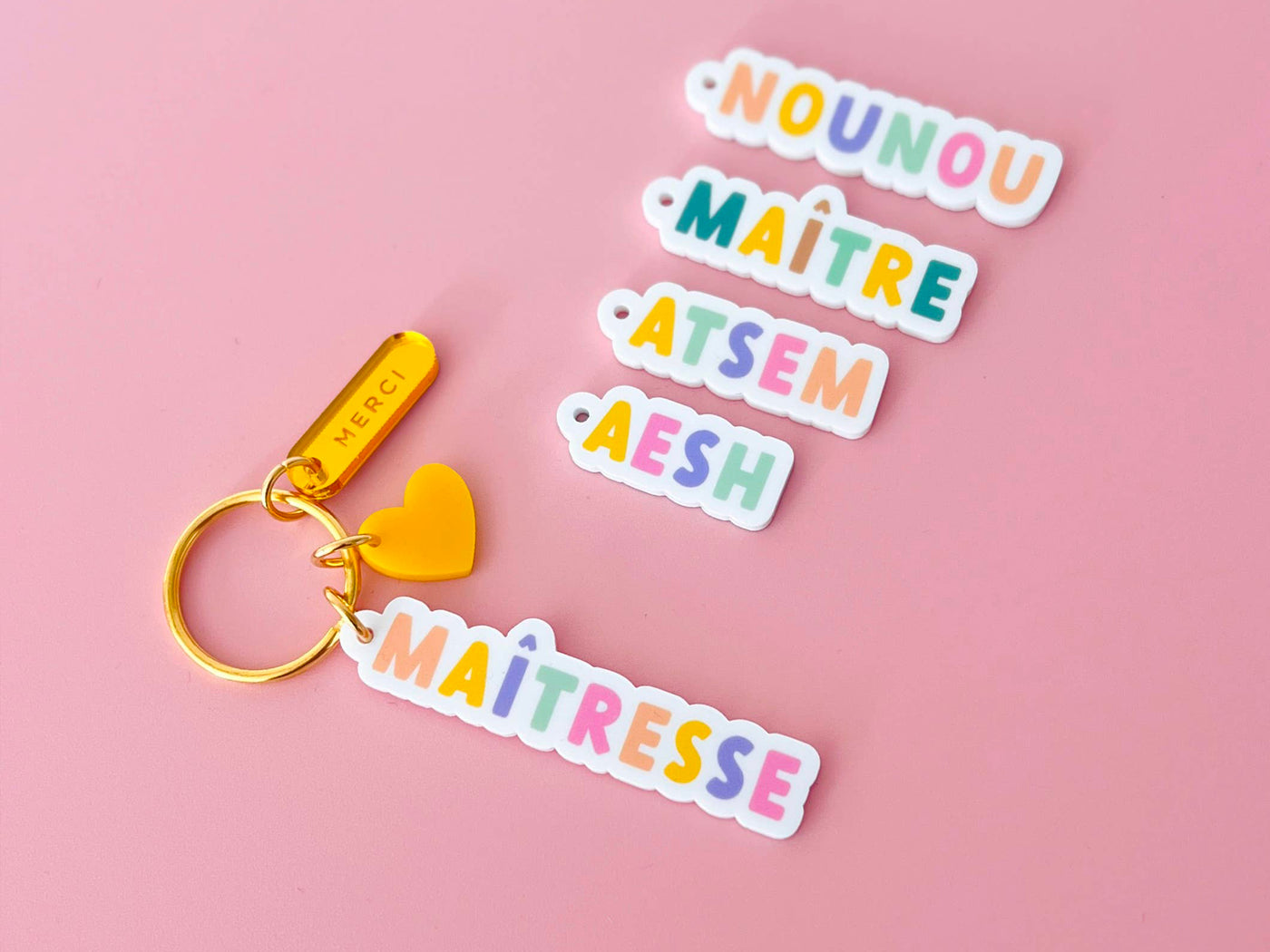 achat Porte-clé Maîtresse Cadeau fin d'année scolaire - Print Your Love