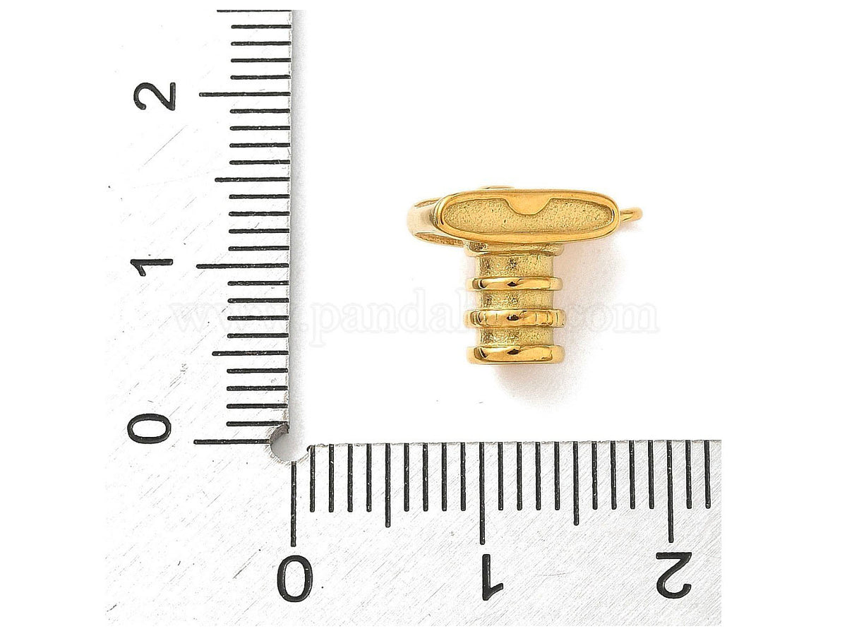 achat Breloque Appareil photo doré - Acier inoxydable plaqué or 18K