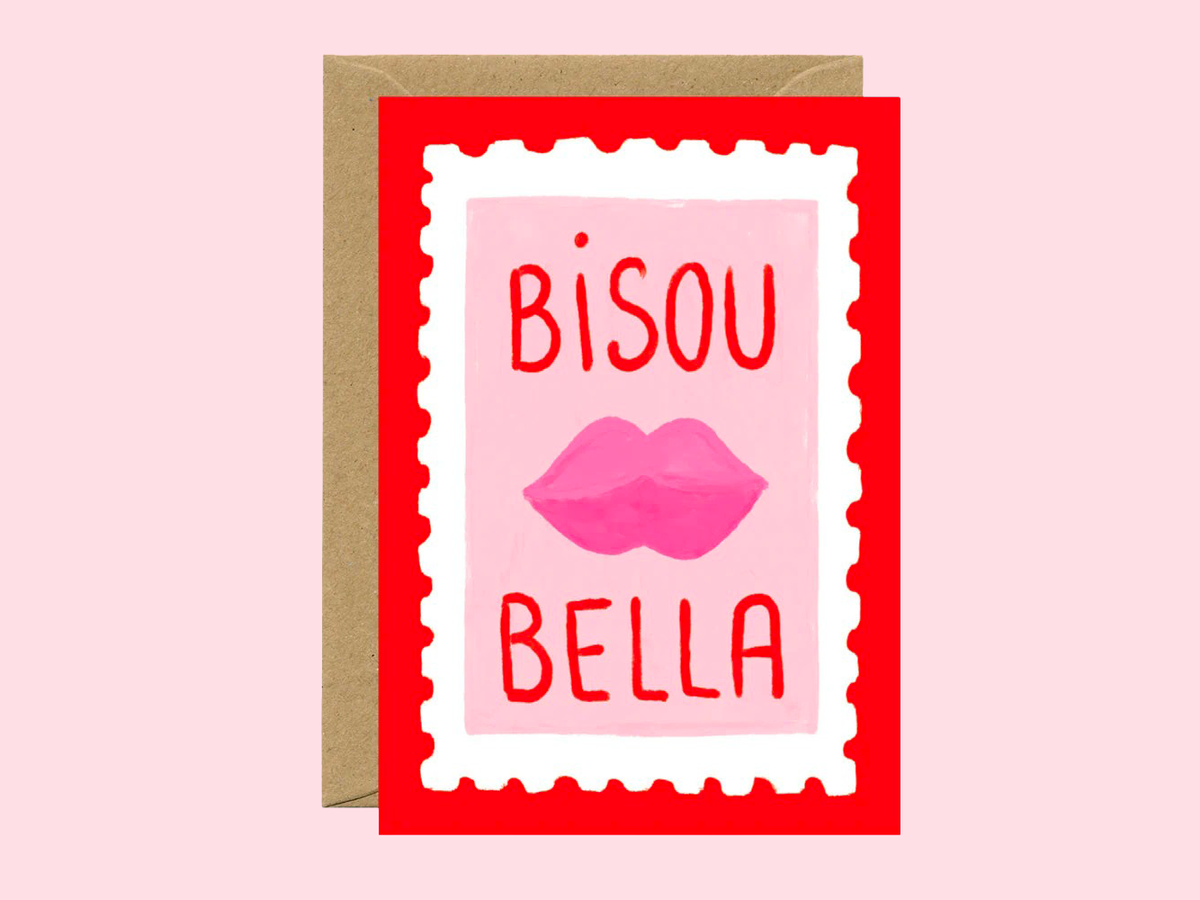 achat Carte de voeux - Bisou Bella - ATWS