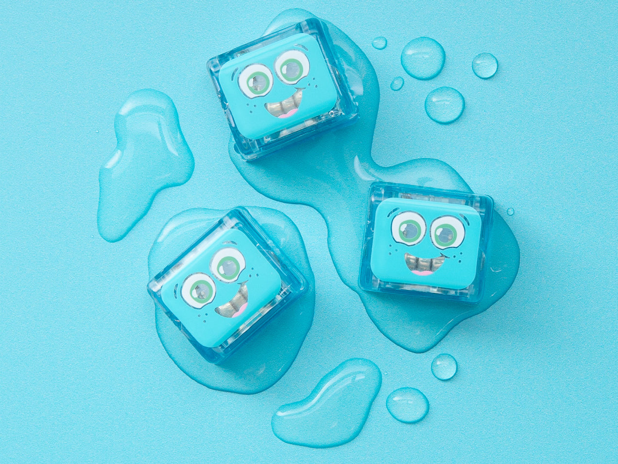 Achat Glo pals - 4 cubes lumineux dans l'eau - bleu