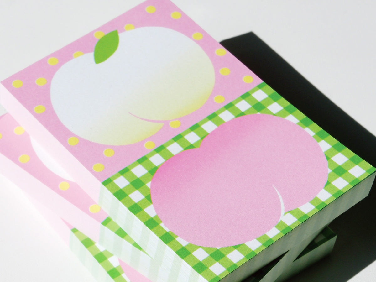 achat Mini Bloc Memo Pêches - Fruit fries Design Lab