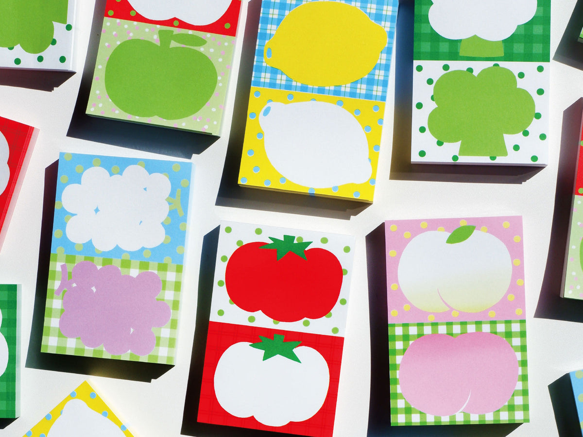 achat Mini Bloc Memo Pêches - Fruit fries Design Lab