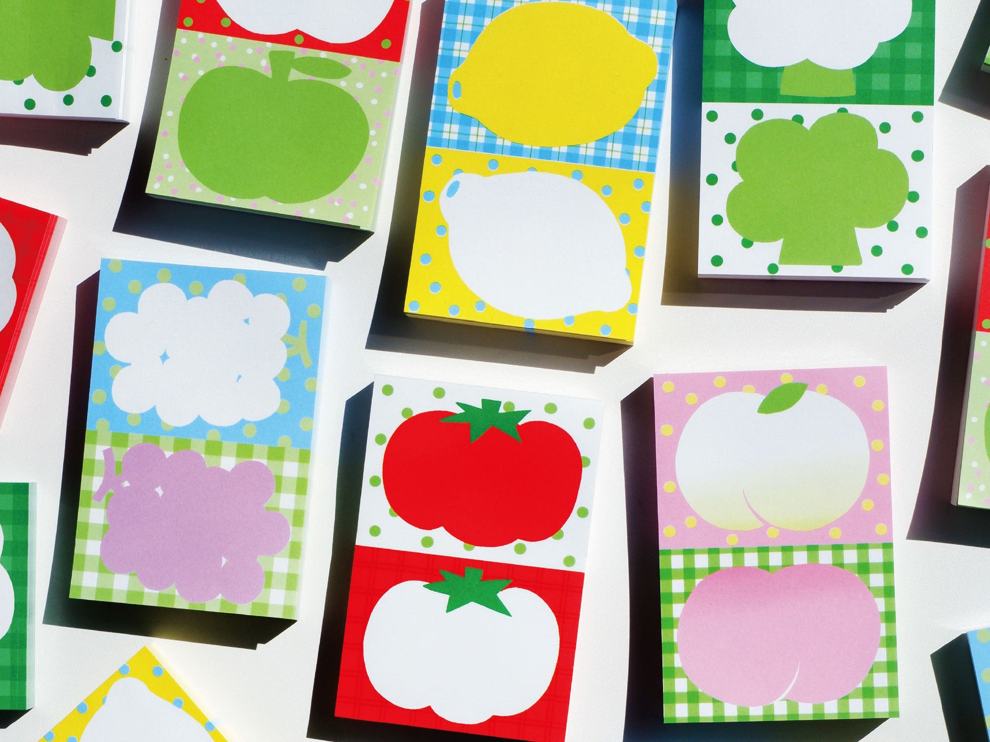 achat Mini Bloc Memo Pêches - Fruit fries Design Lab