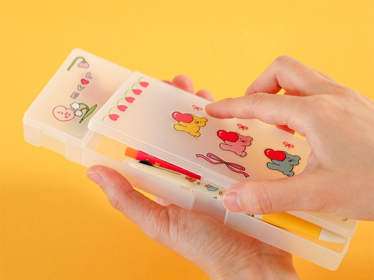 achat Set stickers et trousse - Oursons d'amour