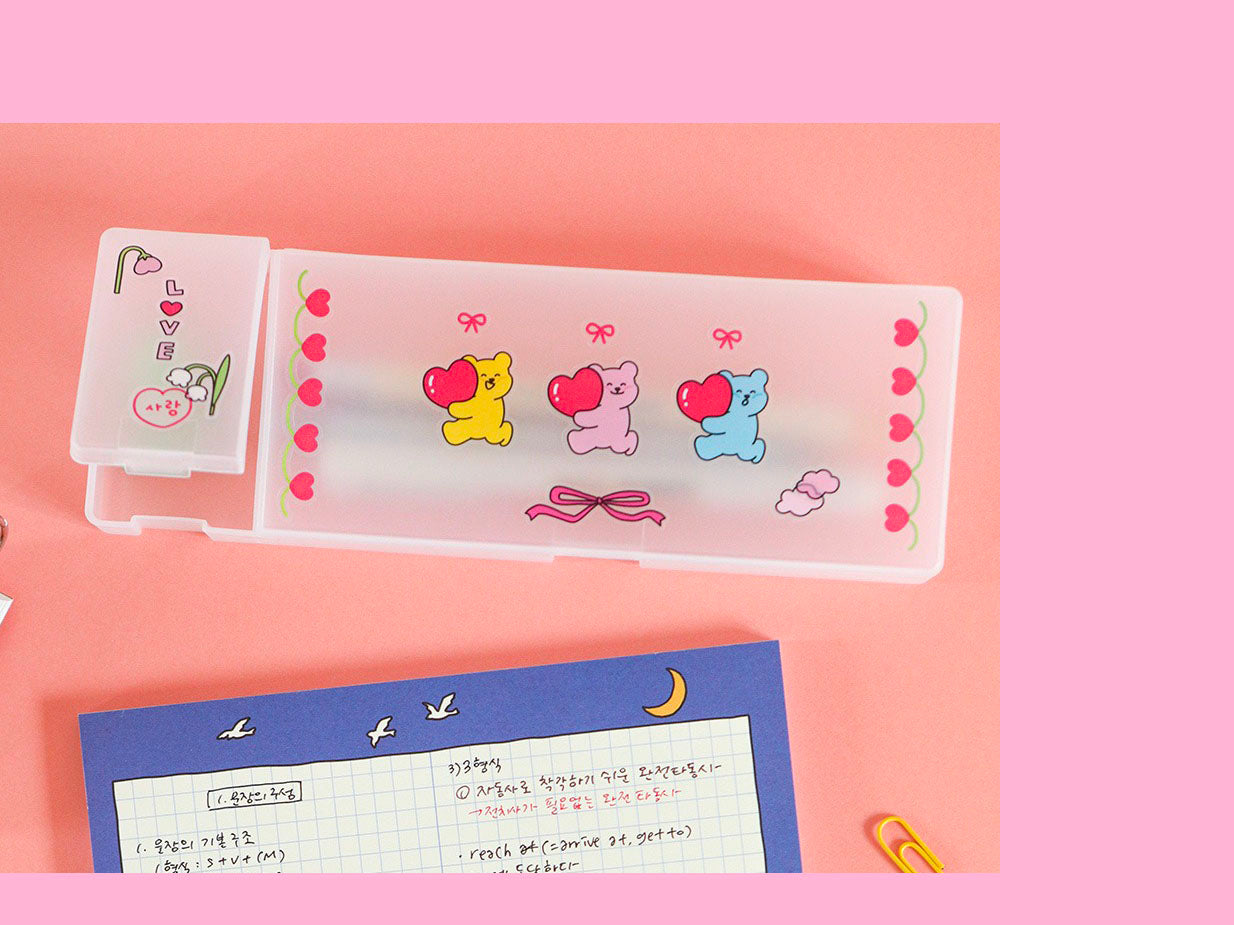 achat Set stickers et trousse - Oursons d'amour