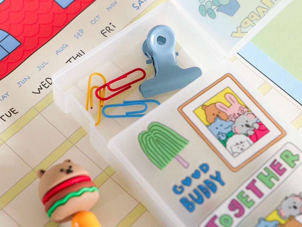 achat Ensemble set stickers & trousse à personnaliser - Mes copains et moi