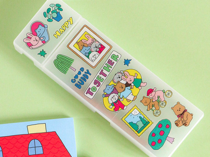 Achat Ensemble set stickers & trousse à personnaliser - Mes copains et moi