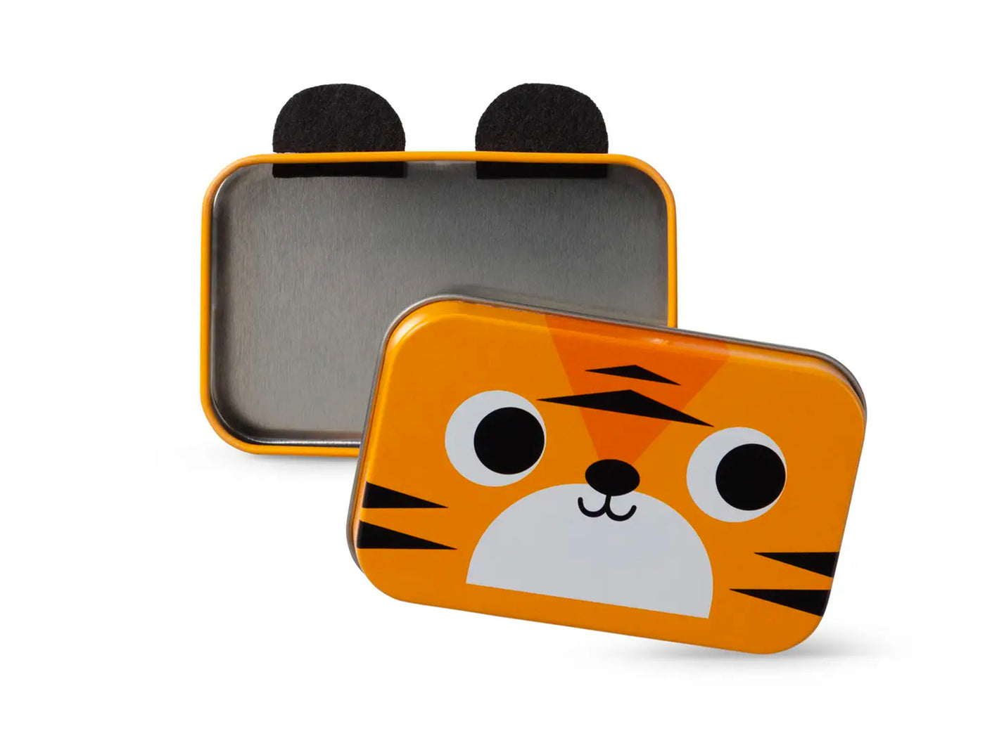 achat Boîte à souvenirs en métal et feutrine - Tigre