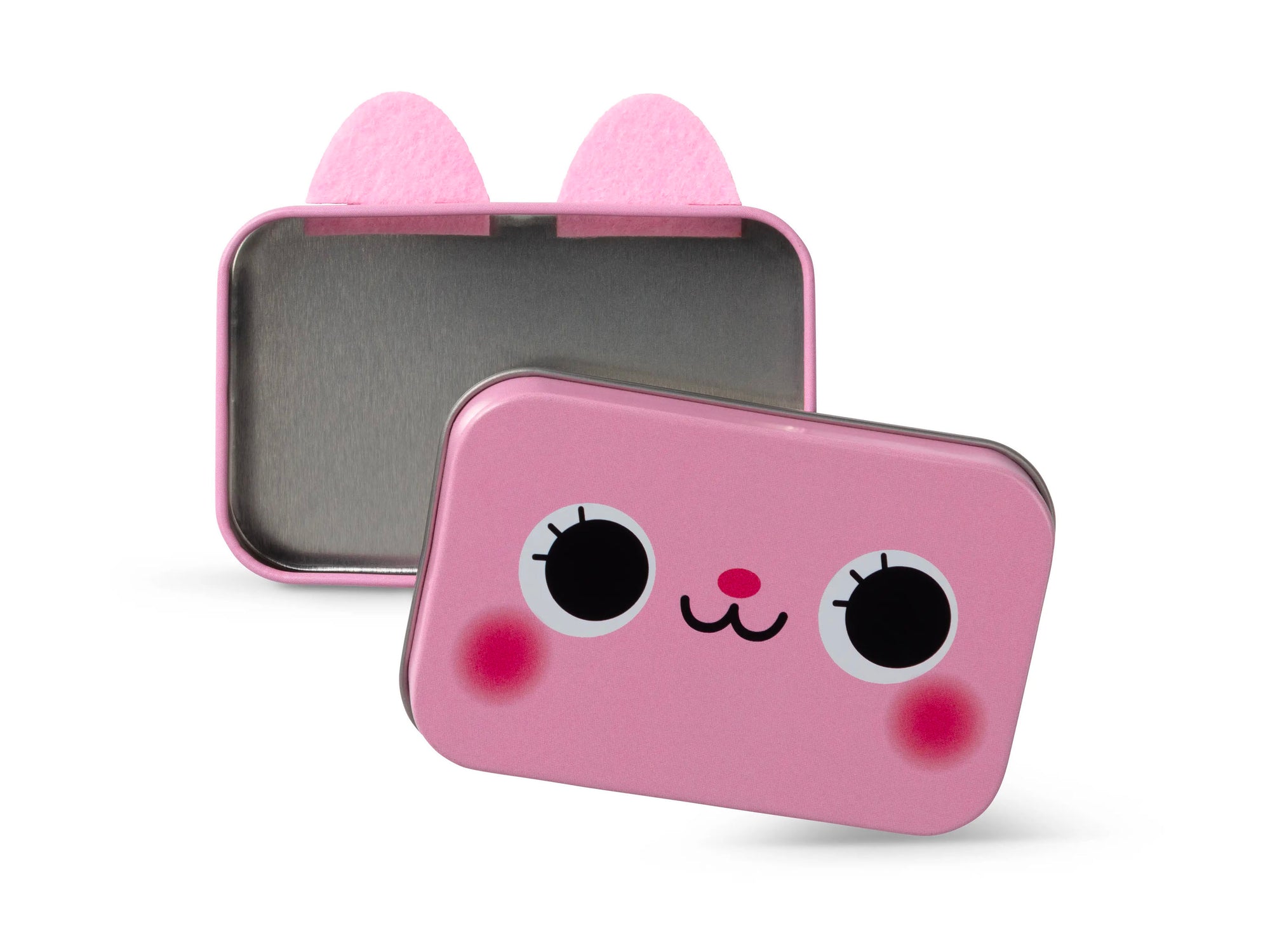 Achat Boîte à souvenirs en métal et feutrine - Chat