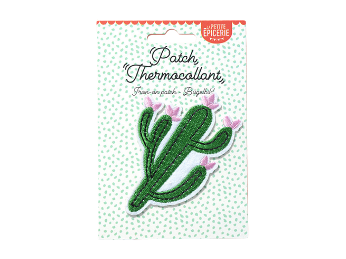 Achat Écusson thermocollant - Cactus à fleurs