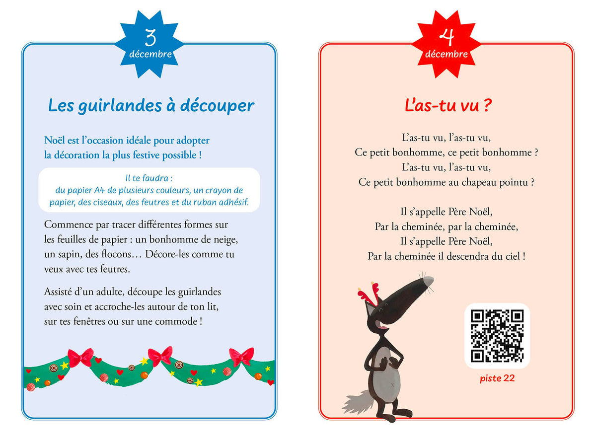 achat Mon calendrier de l'avent Loup en Pop Up - Auzou