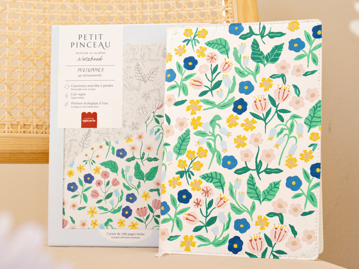 achat PETIT DÉFAUT : PETIT PRIX ! Carnet à peindre - Notebook peinture au numéro - Petit Pinceau - Midsummer