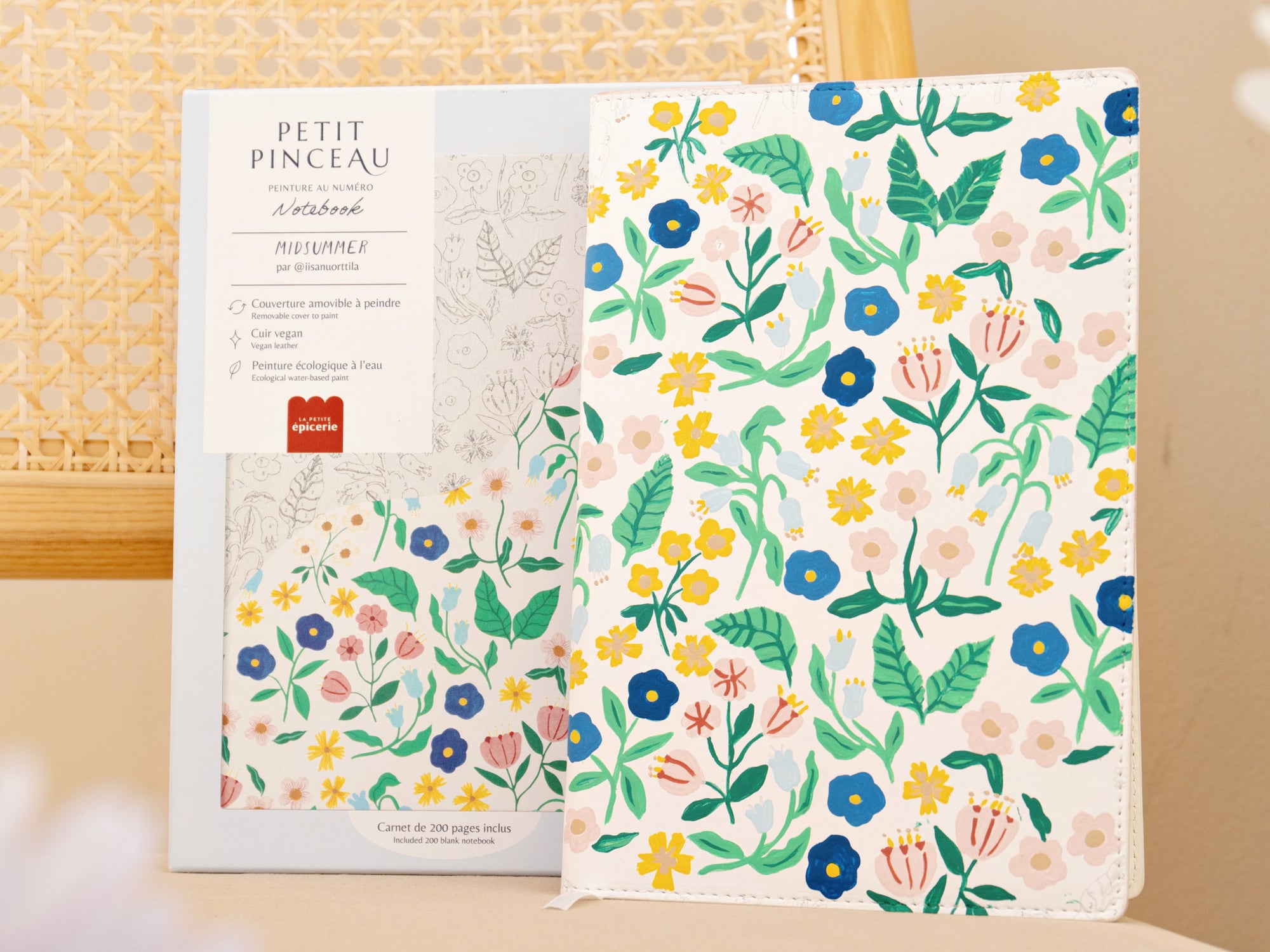 Carnet à peindre - Notebook peinture au numéro - Petit Pinceau - Midsummer