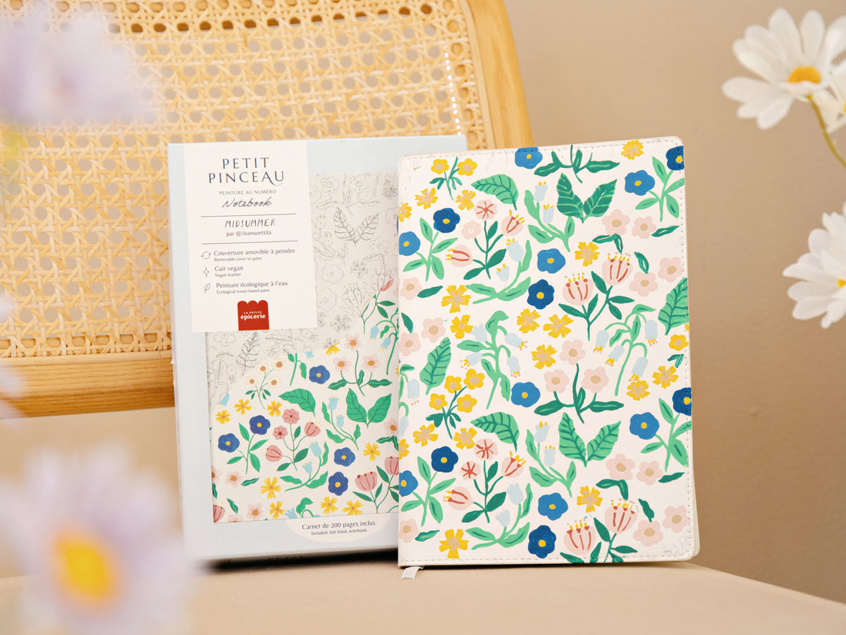 achat PETIT DÉFAUT : PETIT PRIX ! Carnet à peindre - Notebook peinture au numéro - Petit Pinceau - Midsummer