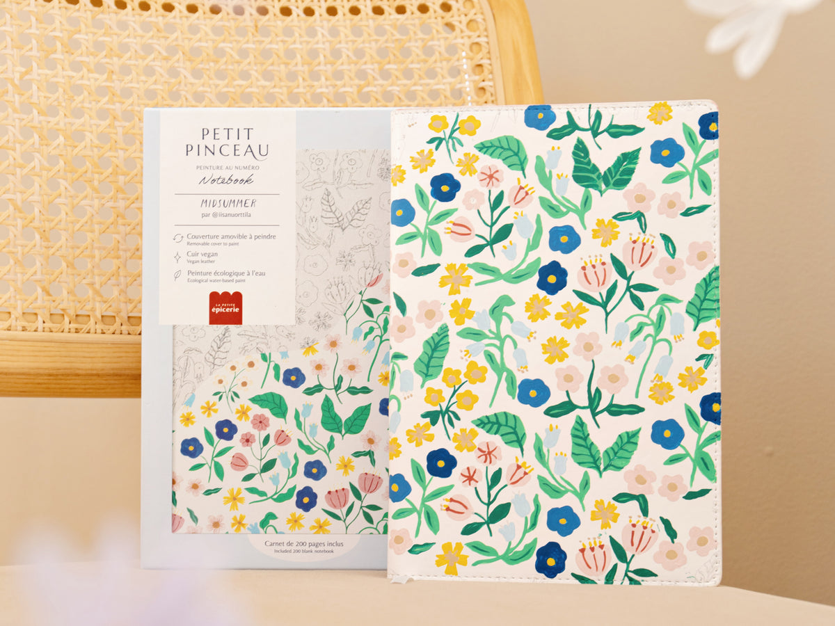 achat PETIT DÉFAUT : PETIT PRIX ! Carnet à peindre - Notebook peinture au numéro - Petit Pinceau - Midsummer