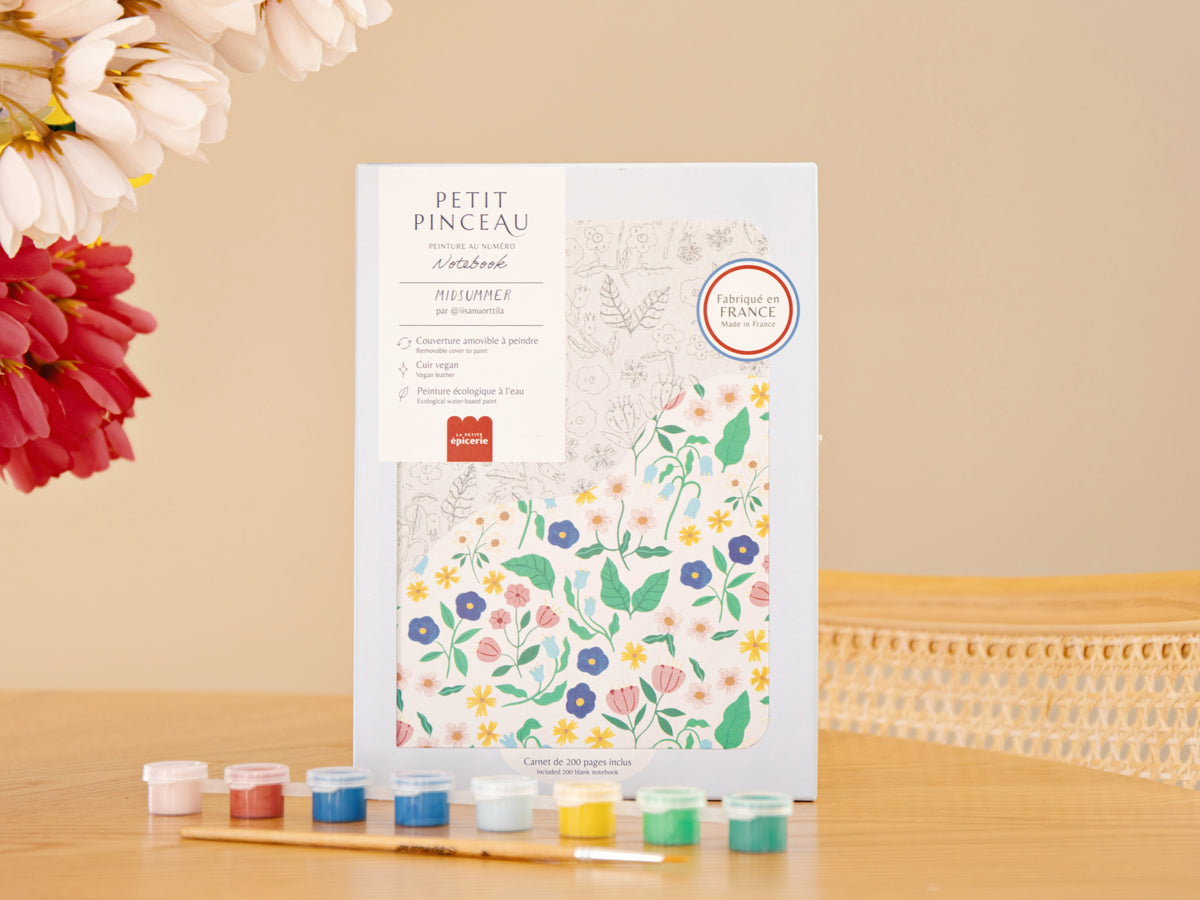 achat PETIT DÉFAUT : PETIT PRIX ! Carnet à peindre - Notebook peinture au numéro - Petit Pinceau - Midsummer