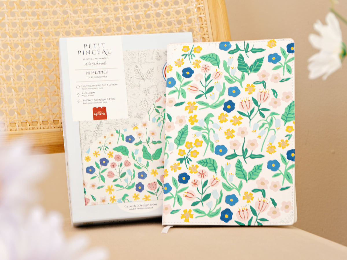 achat PETIT DÉFAUT : PETIT PRIX ! Carnet à peindre - Notebook peinture au numéro - Petit Pinceau - Midsummer