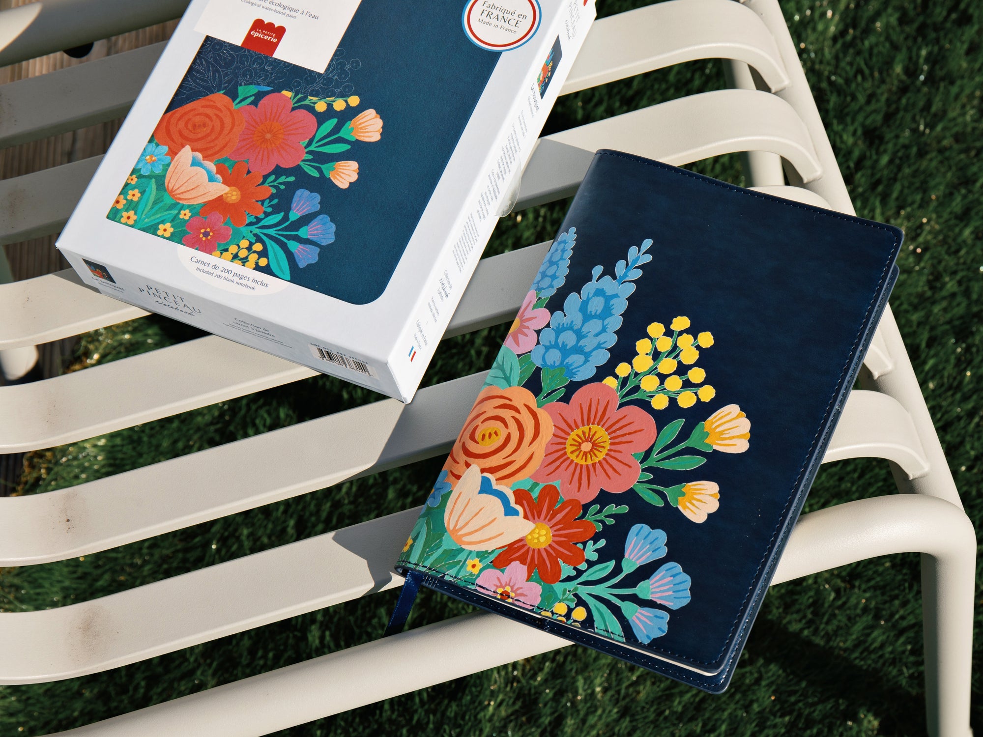 Carnet à peindre - Notebook peinture au numéro - Petit Pinceau - Bouquet