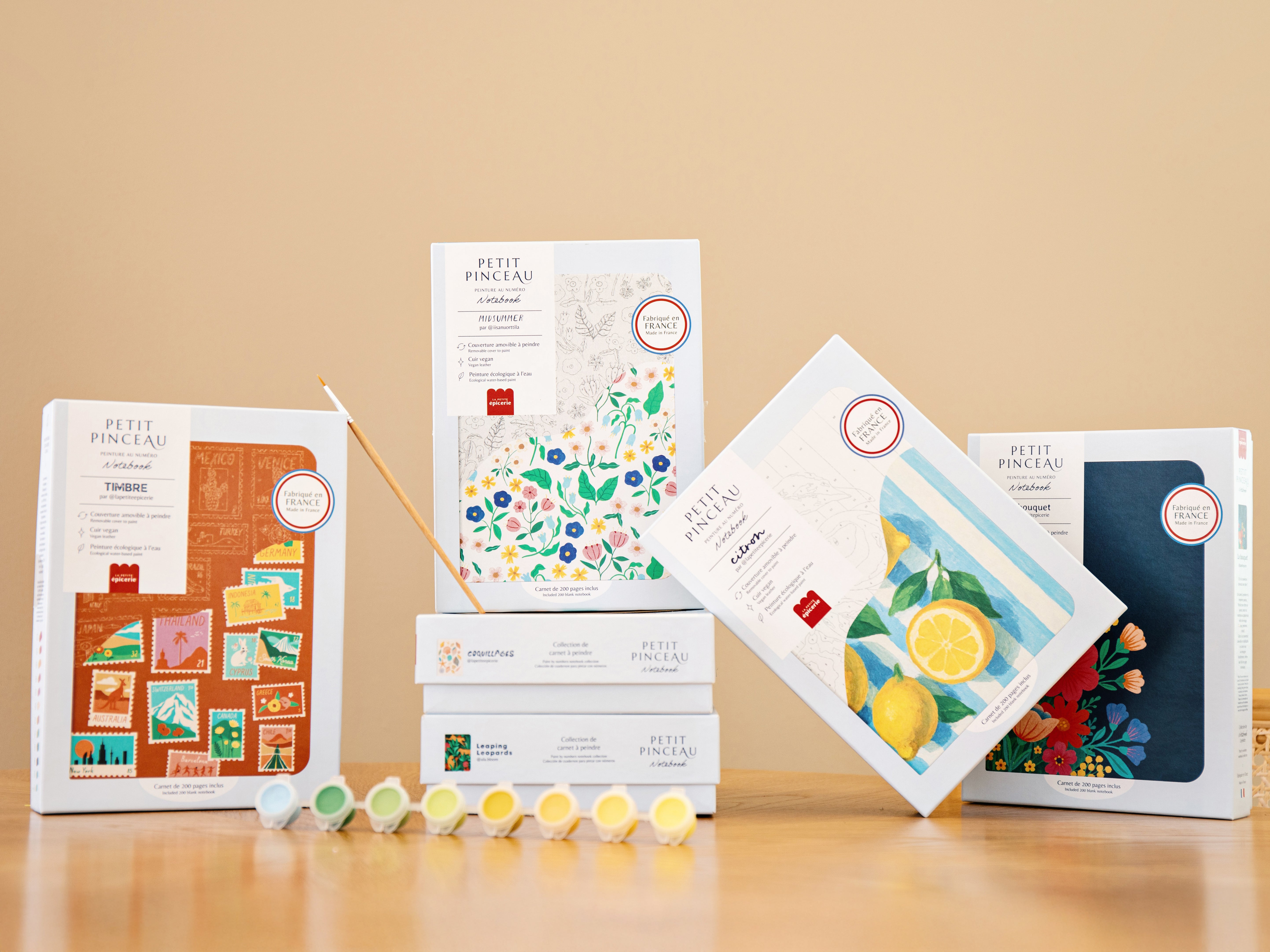 La Petite Épicerie – Carnet à peindre – Citrons La Petite Épicerie – Carnet à peindre – Citrons