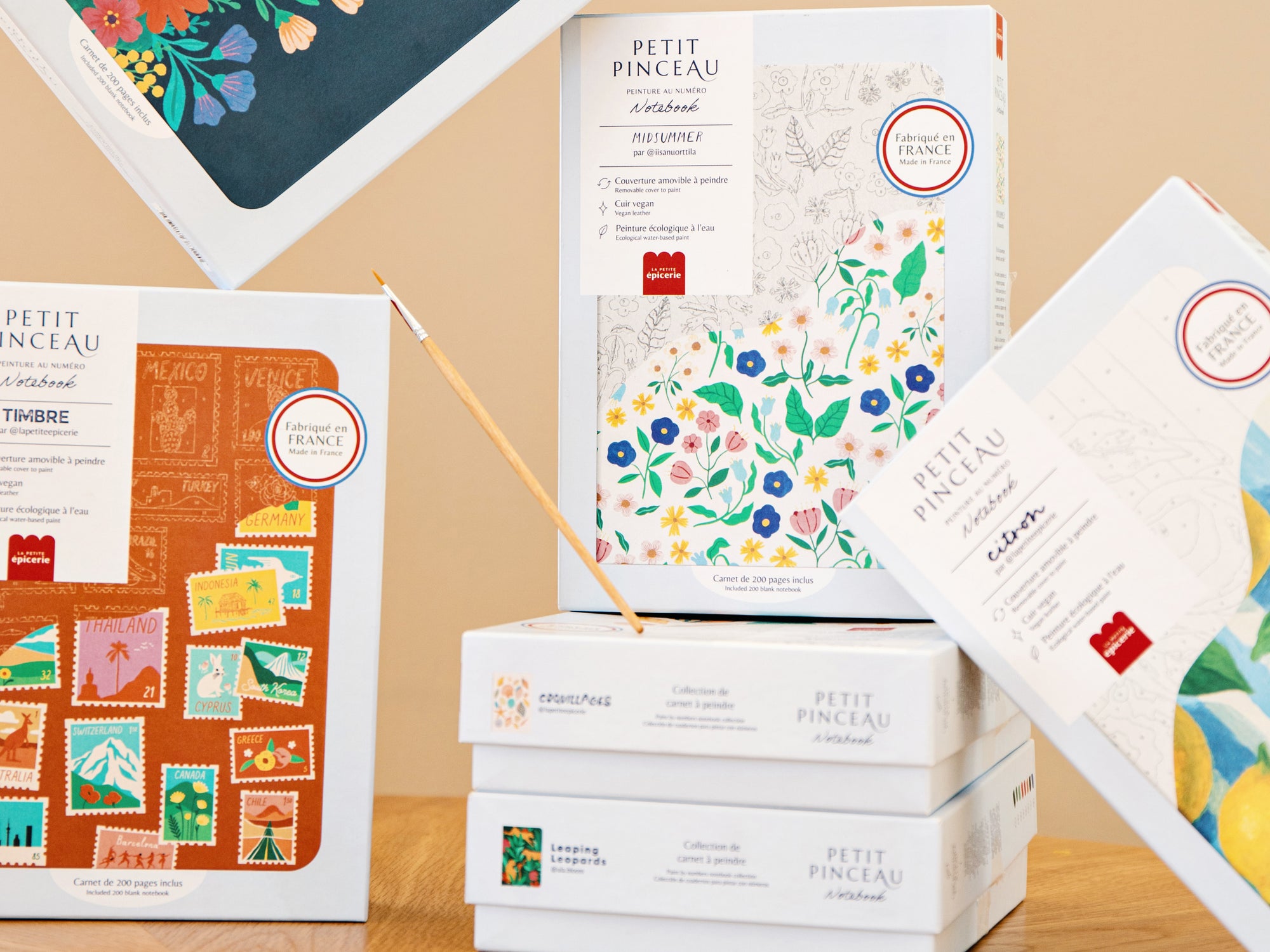 Carnet à peindre - Notebook peinture au numéro - Petit Pinceau - Midsummer