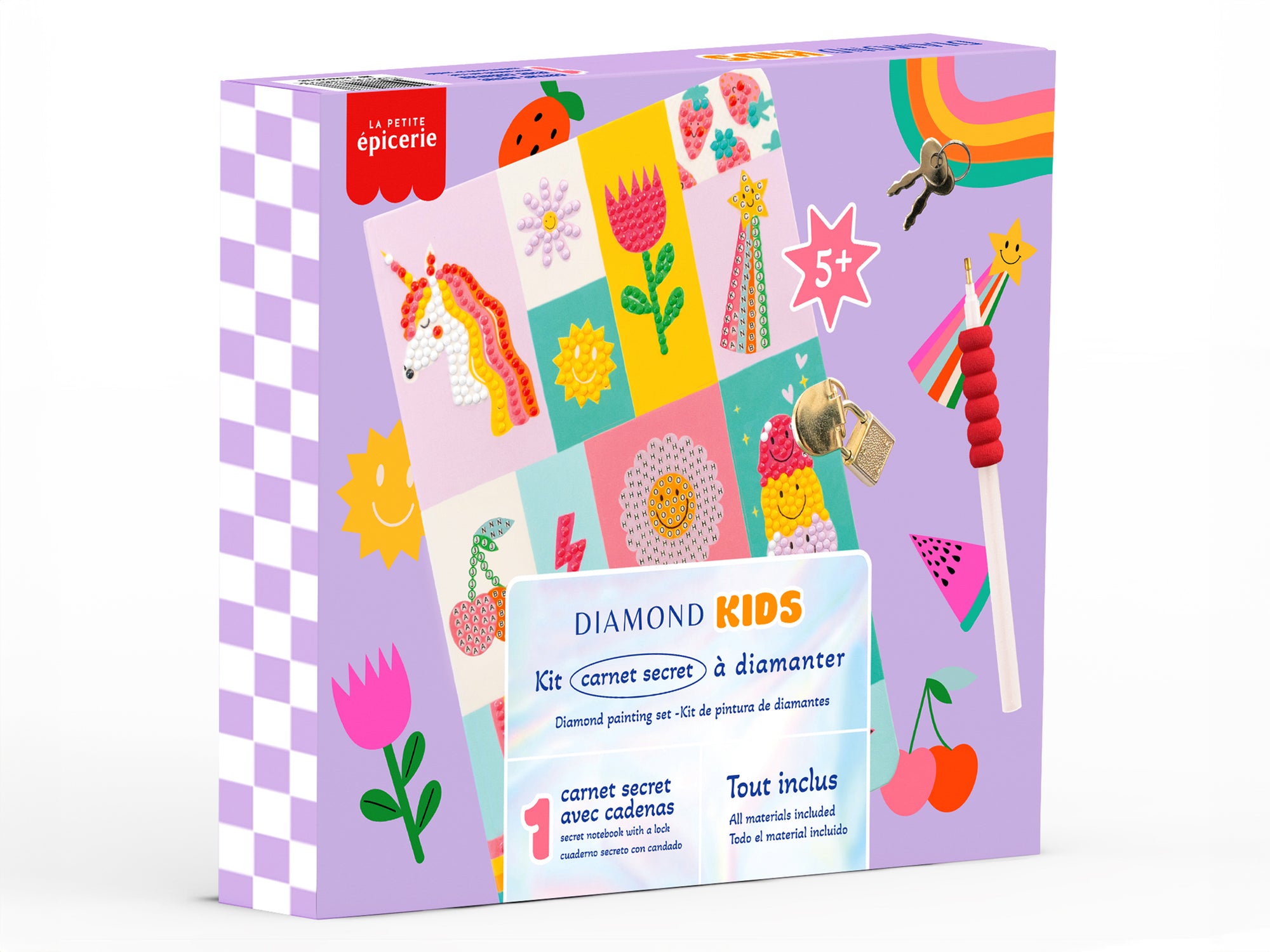 Achat Kit créatif Diamond Painting kids - Carnet secret