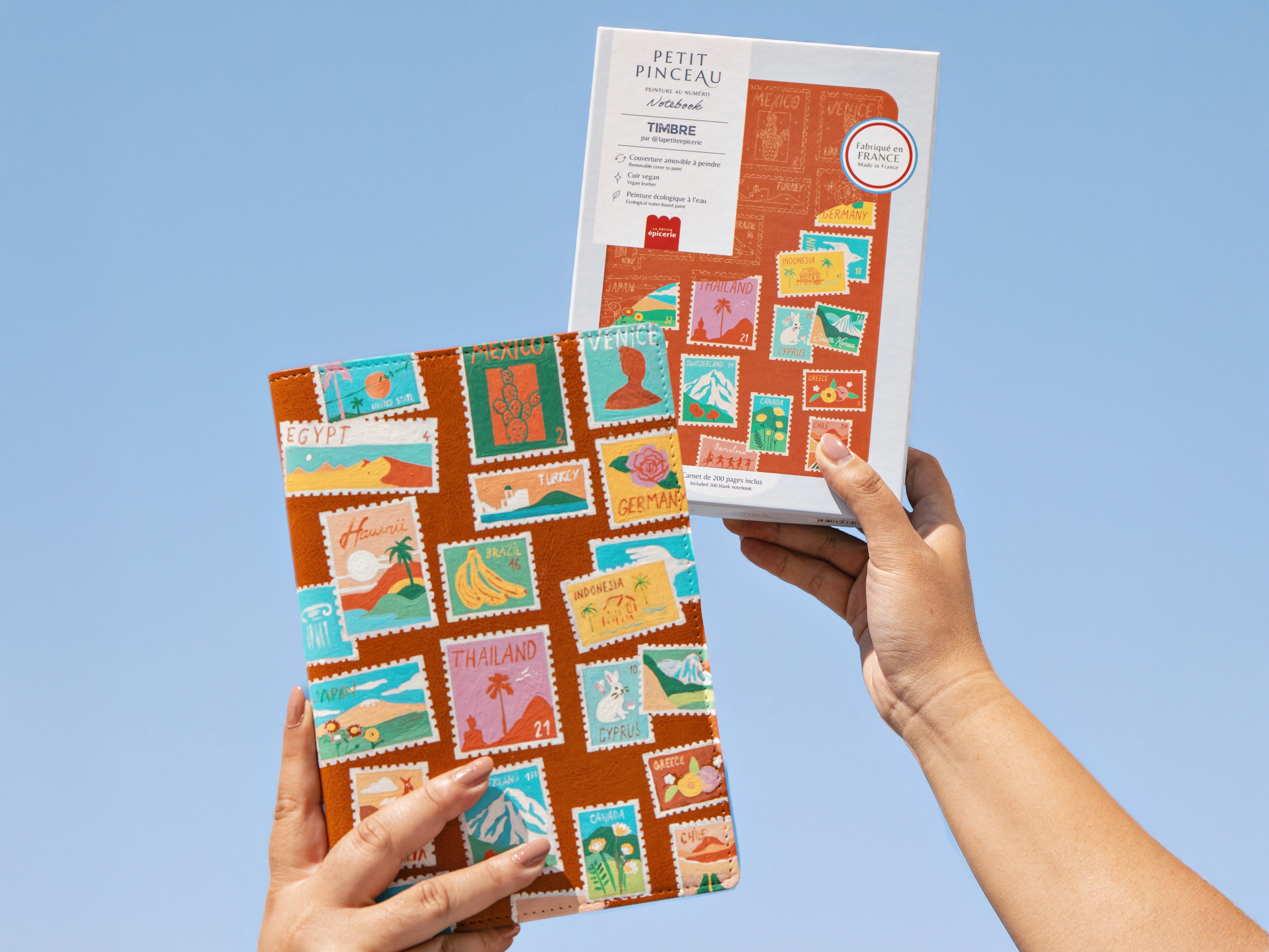 La Petite Épicerie – Carnet à peindre – Timbre La Petite Épicerie – Carnet à peindre – Timbre