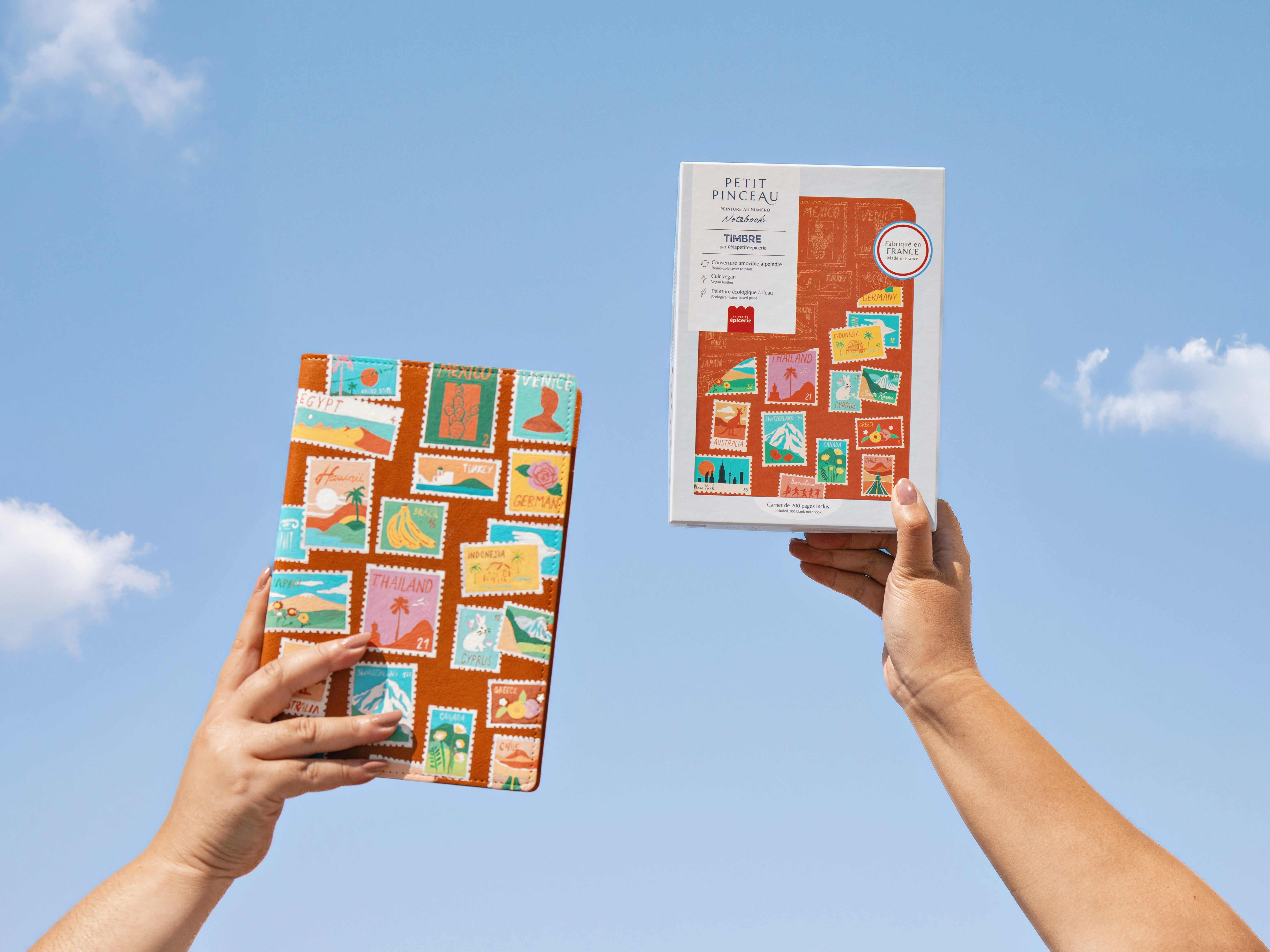 La Petite Épicerie – Carnet à peindre – Timbre La Petite Épicerie – Carnet à peindre – Timbre