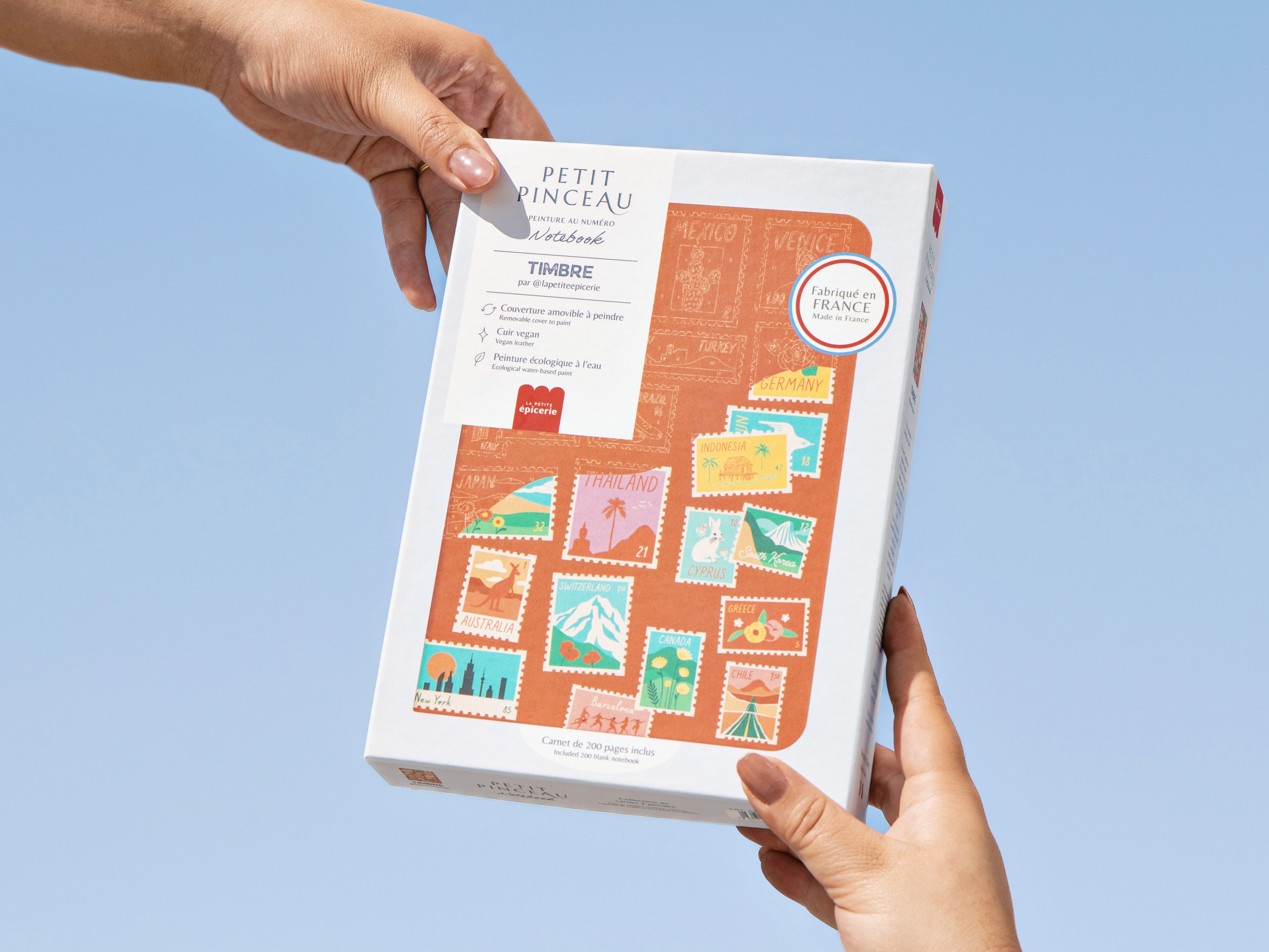 La Petite Épicerie – Carnet à peindre – Timbre La Petite Épicerie – Carnet à peindre – Timbre