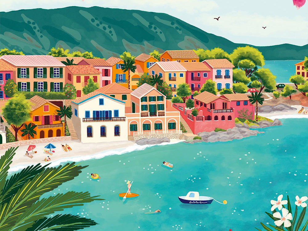 achat Puzzle Céphalonie Grèce 1000 pièces – Pieces & Peace