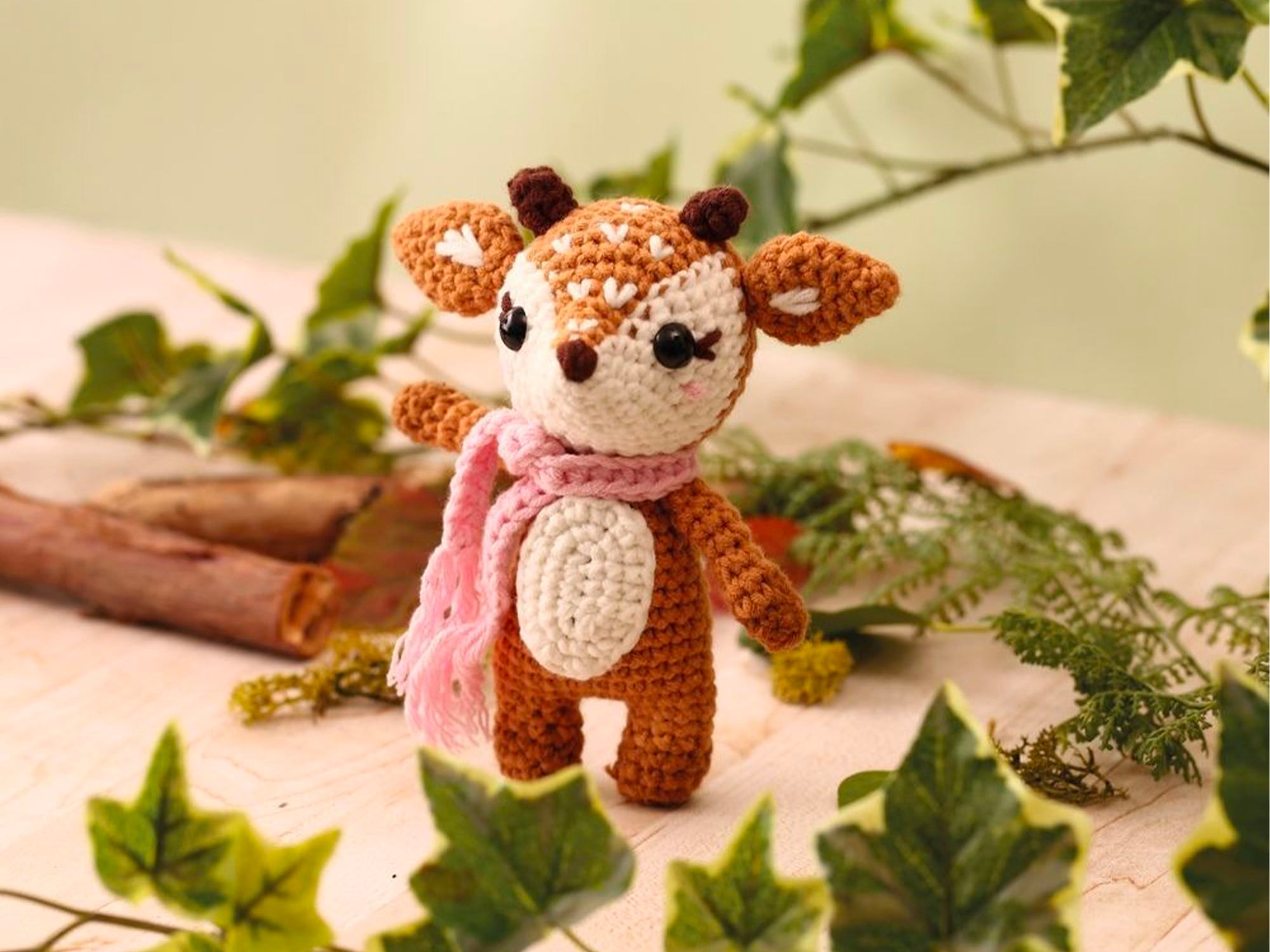 achat Kit crochet Cerise La biche - Graine Créative