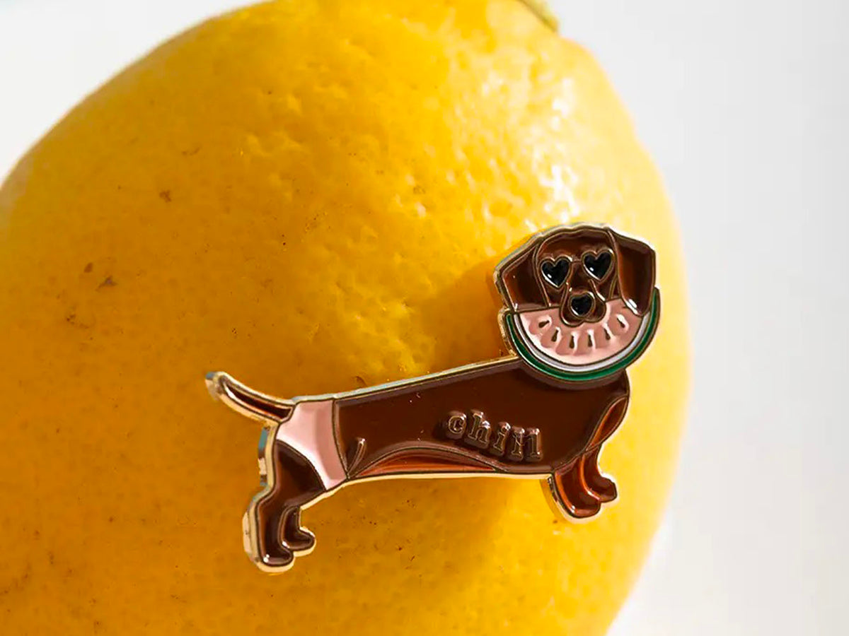 achat Pin's Chill Doggy Teckel - ATWS