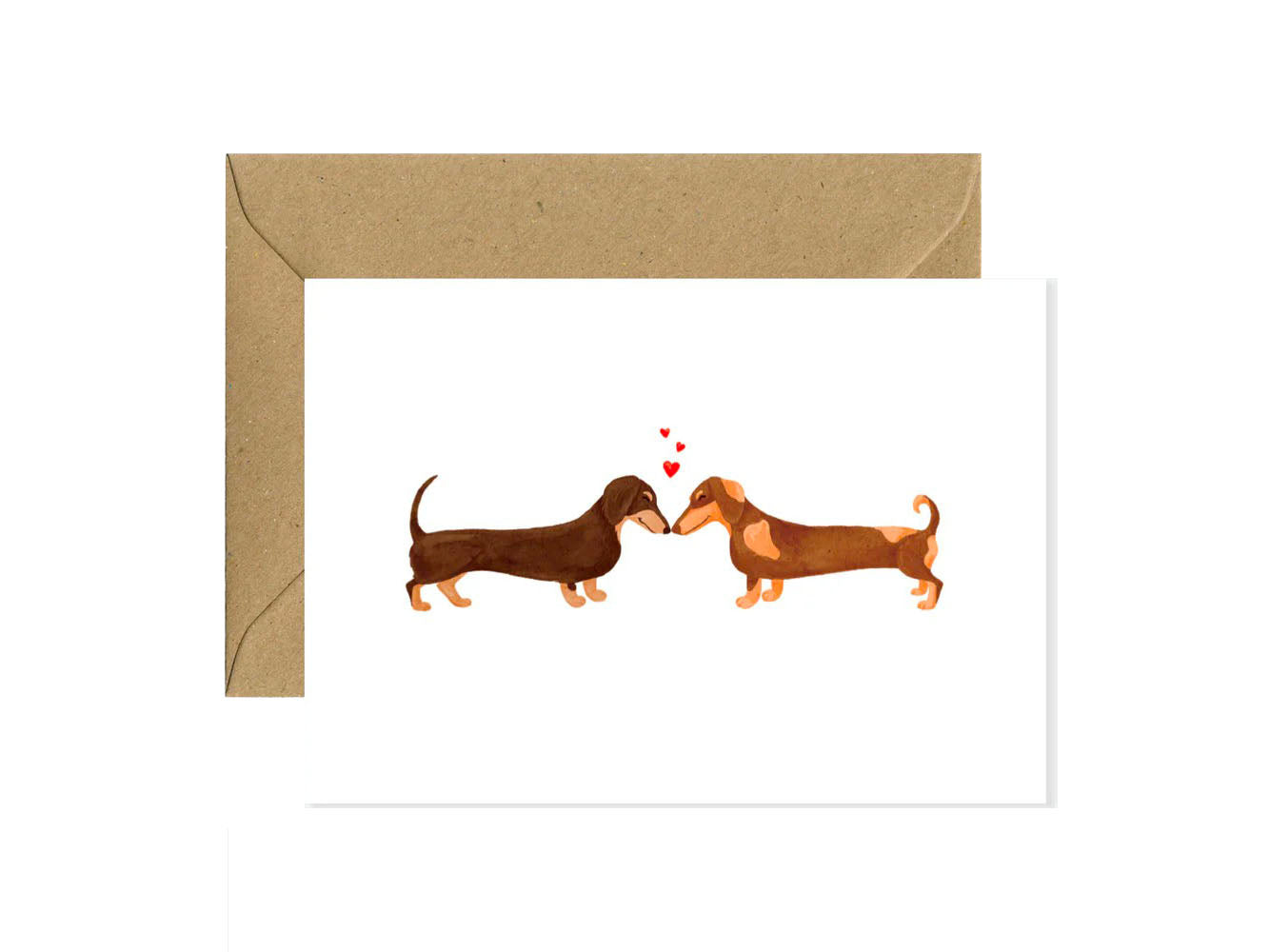 achat Carte de voeux Teckel Lovers - ATWS