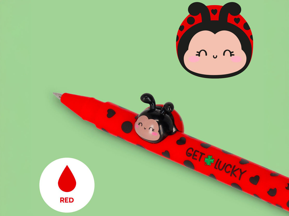 achat Stylo gel Lovely Friends Coccinelle - Legami