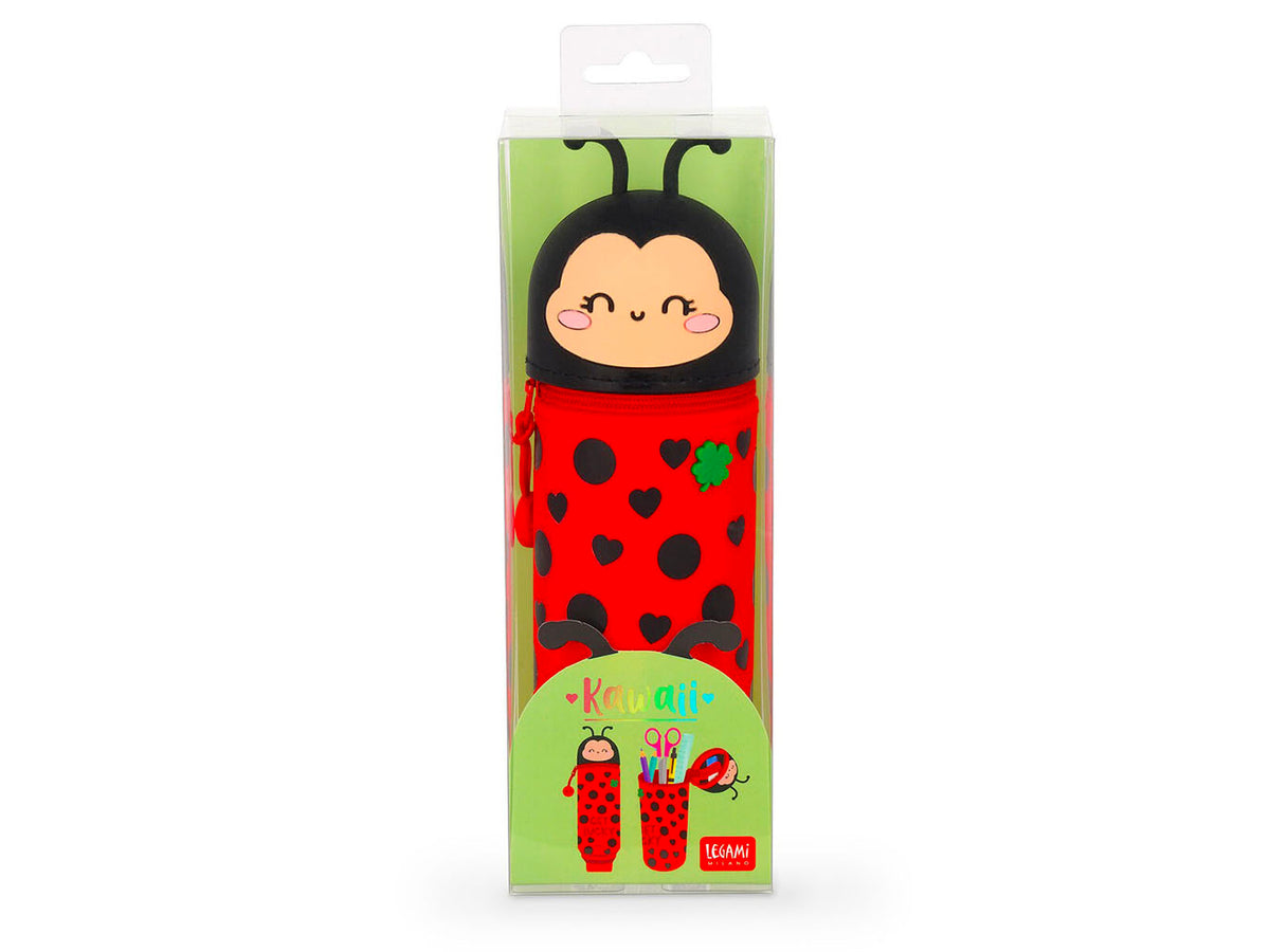 achat Trousse Coccinelle pot à crayons Kawai - Legami