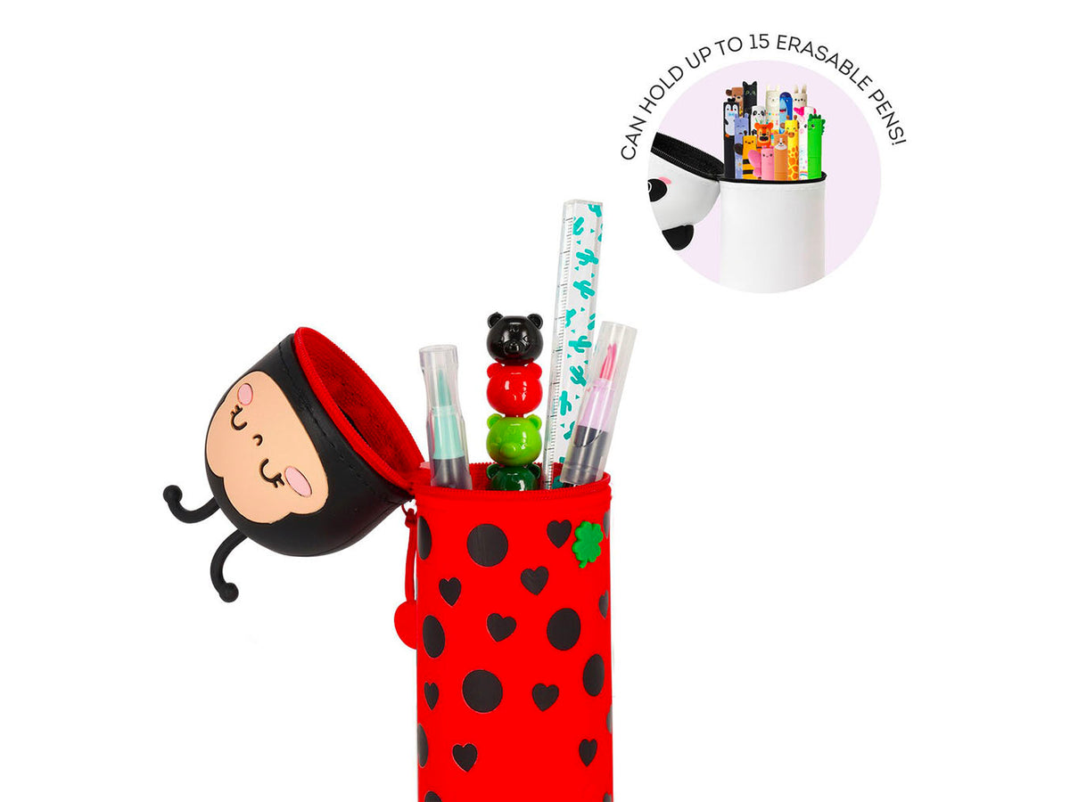 achat Trousse Coccinelle pot à crayons Kawai - Legami