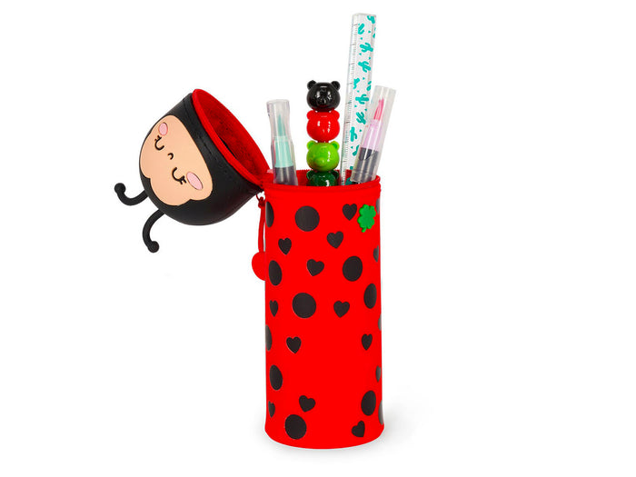Achat Trousse Coccinelle pot à crayons Kawai - Legami