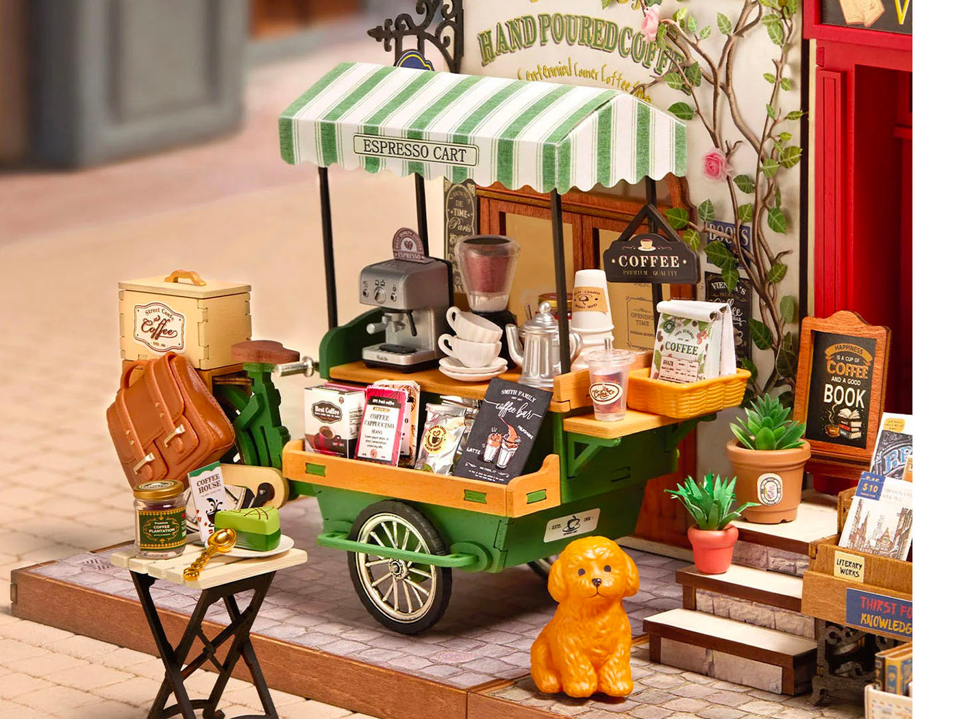 achat Maquette miniature Aromatique Roulotte à Café DIY - Robotime