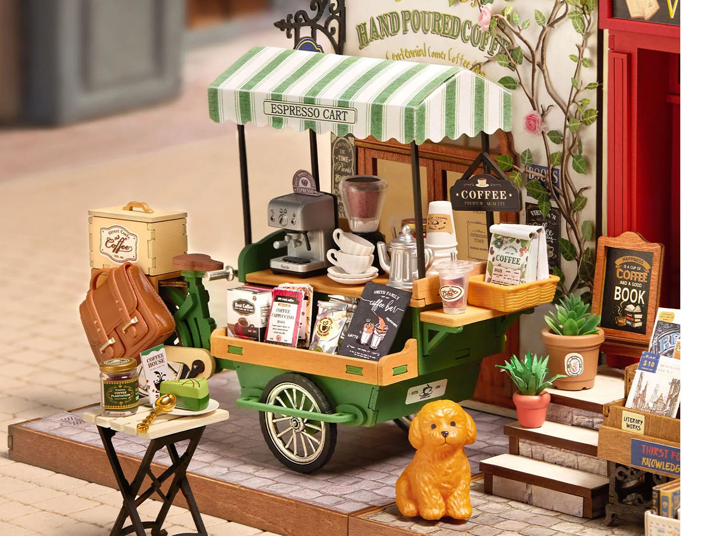 achat Maquette miniature Aromatique Roulotte à Café DIY - Robotime