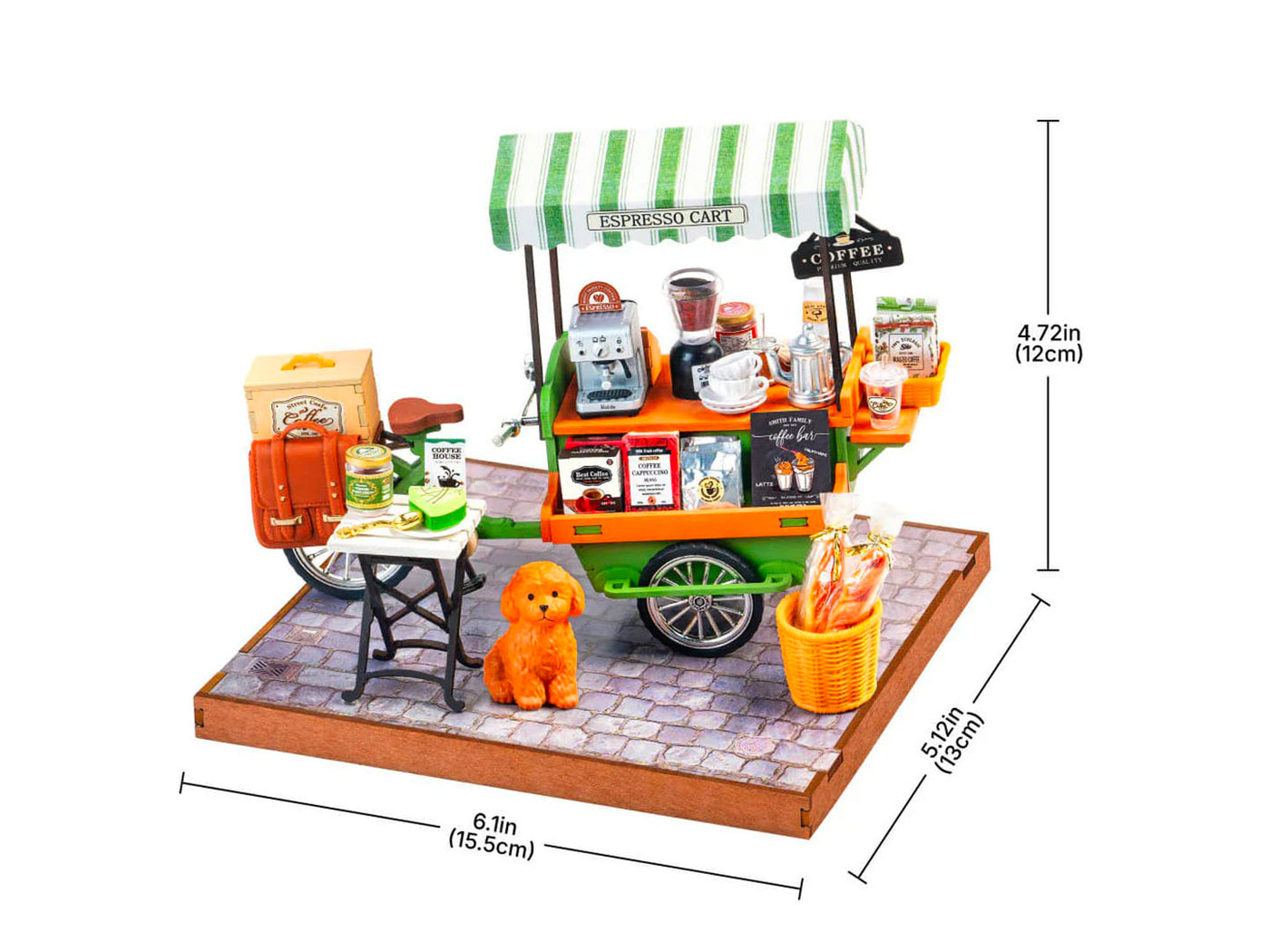achat Maquette miniature Aromatique Roulotte à Café DIY - Robotime