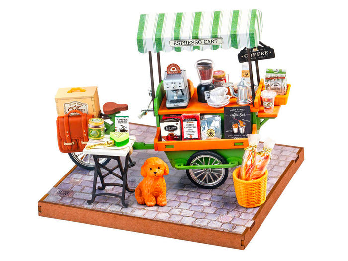 Achat Maquette miniature Aromatique Roulotte à Café DIY - Robotime