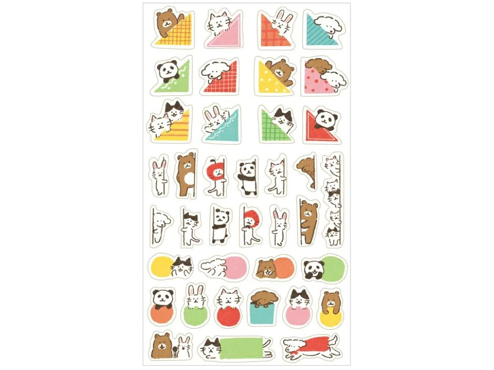 Achat Planche de 38 stickers planner - Coin de photos animaux
