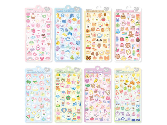 Achat Stickers épais 3D "watermelon bonbon" - Happy birthday
