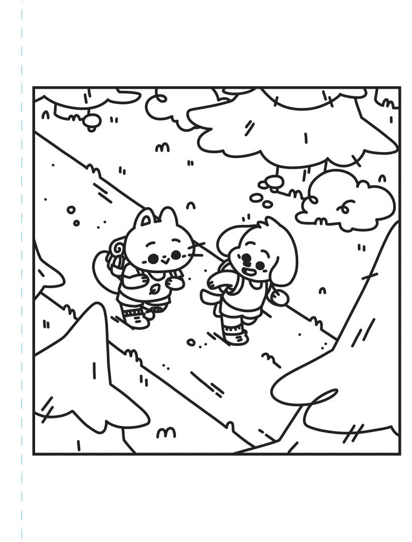 achat Cahier de 45 coloriages détachables - Jardin mignon par Manon Mergnat