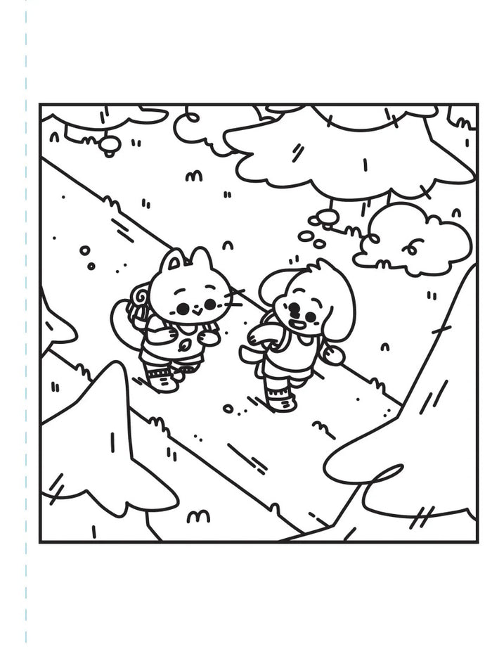 Achat Cahier de 45 coloriages détachables - Jardin mignon par Manon Mergnat