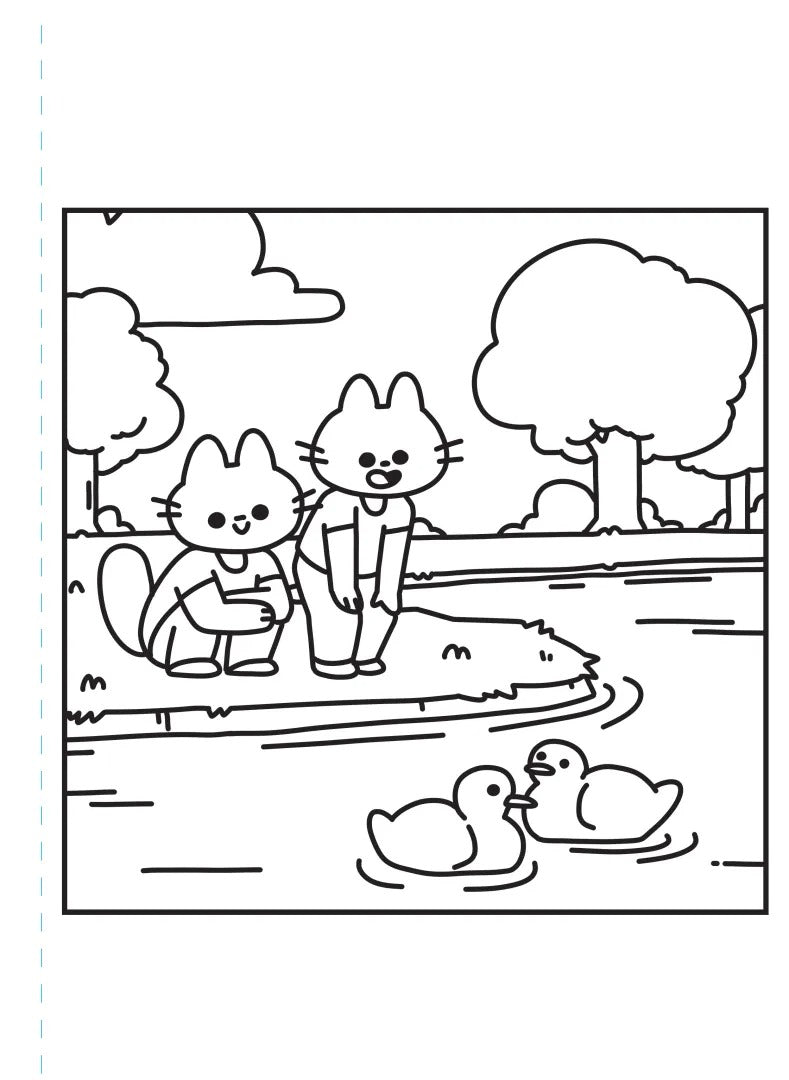 achat Cahier de 45 coloriages détachables - Jardin mignon par Manon Mergnat