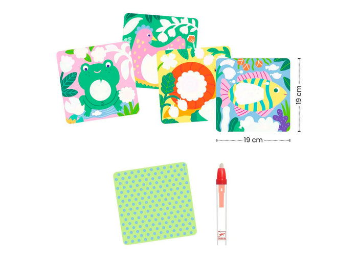 Achat Coloriages magiques - Coucou caché maman-bébé du jardin - Djeco