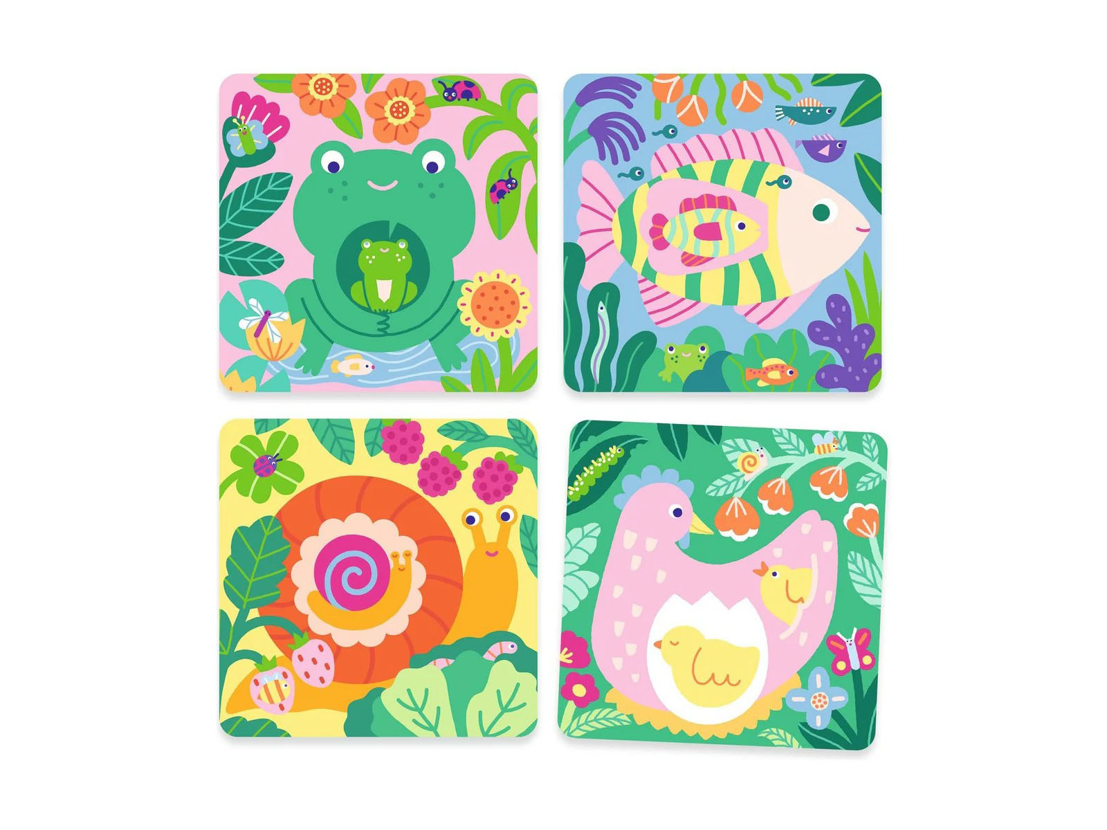 achat Coloriages magiques - Coucou caché maman-bébé du jardin - Djeco