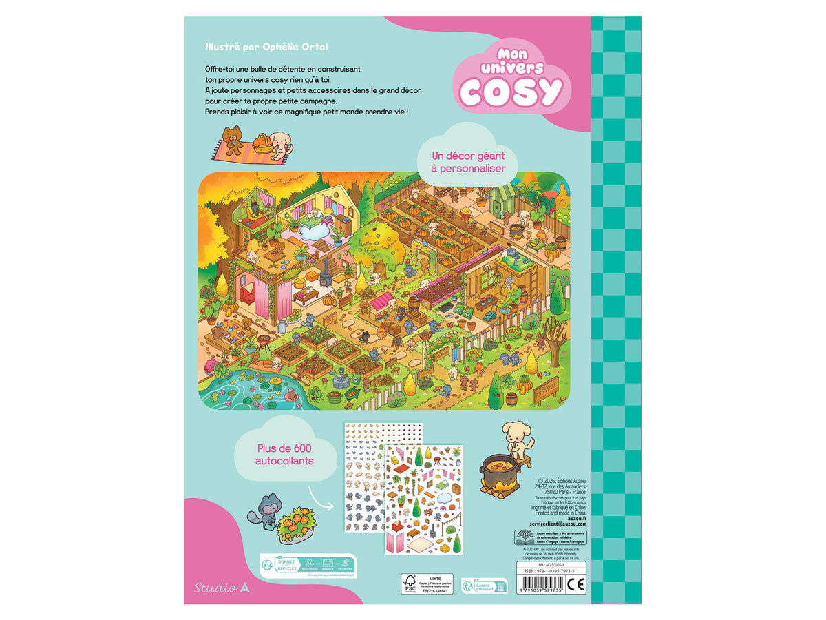 achat Mon univers Cozy, un univers géant à composer - Mes Petits potagers - Auzou