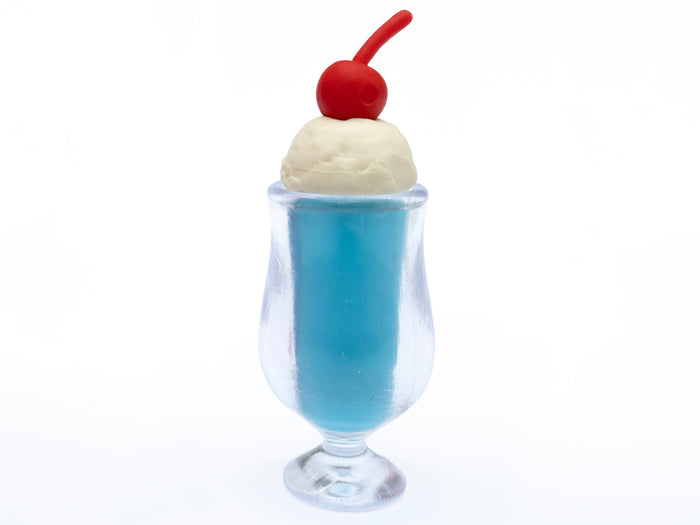 Achat Gomme coupe glacée bleue