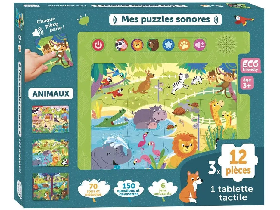 Achat Mes puzzles sonores - Animaux